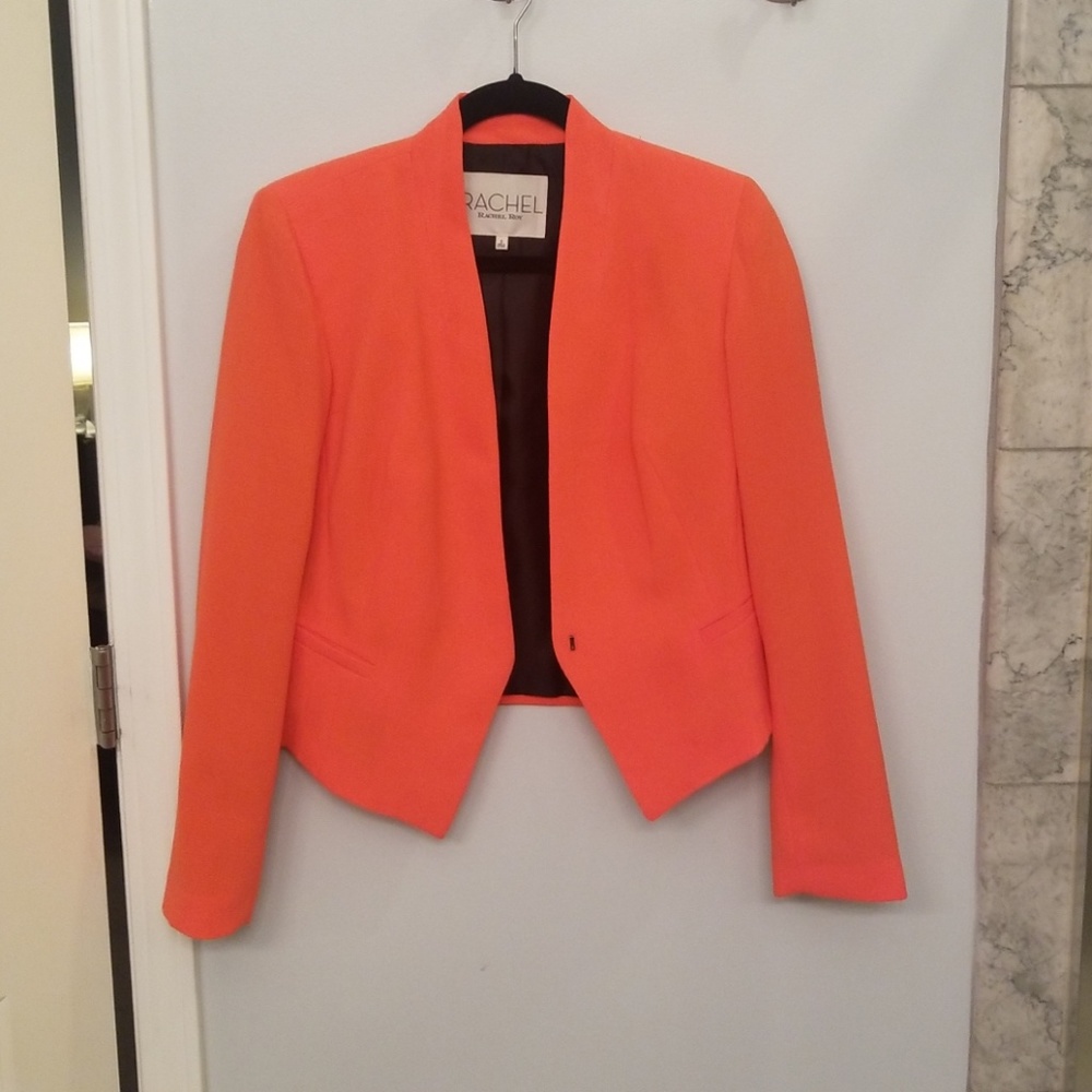 Bright coral blazer
